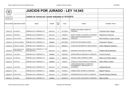 juicios realizados