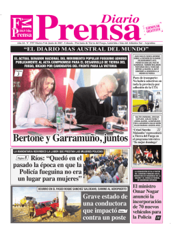 Edición 3757 Martes 9 de Junio de 2015