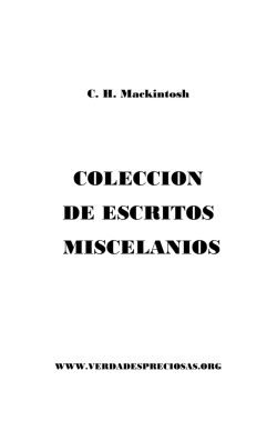 Escritos Miscelanios 3.