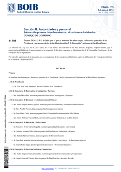 Decreto de nombramiento