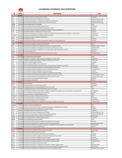 Calendario Académico(v)