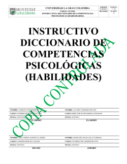 instructivo diccionario de competencias psicológicas (habilidades)