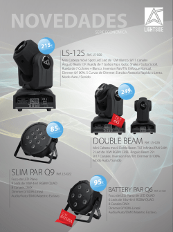 DOUBLE BEAM Ref. LS-026 SLIM PAR Q9 Ref. LS