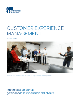 Customer experienCe mAnAGement