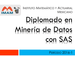 Diplomado en Minería de Datos