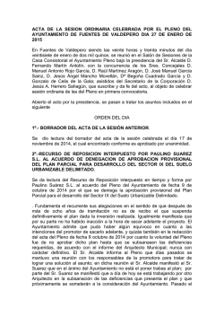 sesion 27 de enero - fuentes de valdepero