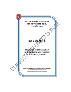 Consulta BA VEN-NIF 8, Versión 03