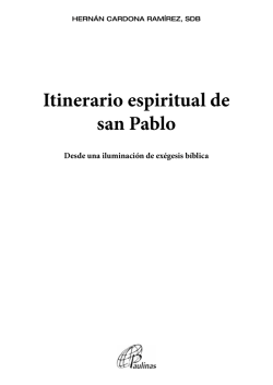Itinerario espiritual de san Pablo