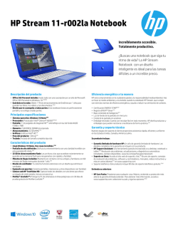 HP Stream 11-r002la Notebook