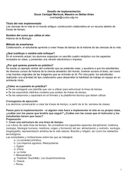 DESAFIO LINEAS DE TIEMPO HISTORIA BIOLOGIA