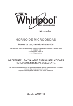 HORNO DE MICROONDAS