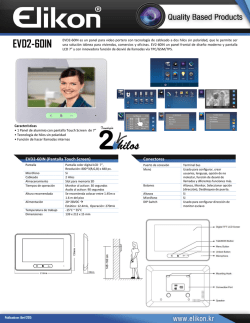 EVD2-60IN - Tecnosinergia