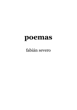 Poemas Fabián Severo