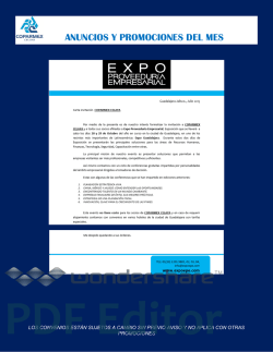Listado de convenios en PDF