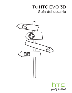 Manual de Usuario hTc EVO 3D