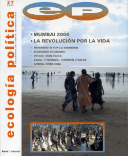 mumbai 2004 - Ecología Política