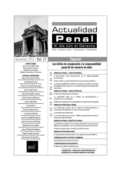Actualidad penal (17) Nov 2015