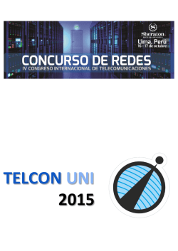 Bases - telcon uni 2015