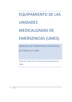 equipamiento de umes