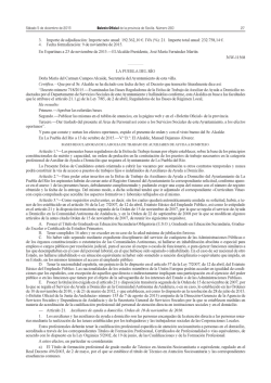 3. Importe de adjudicación: Importe neto anual: 192.362,10 €. IVA