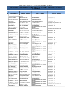 directorio de empleados incluyendo numero de telefono y