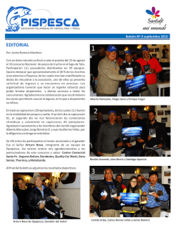 boletín septiembre 2015 - PISPESCA Asociación colombiana de