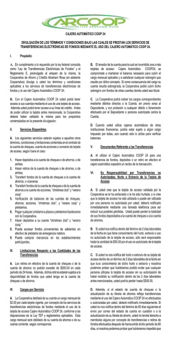 COOPERATIVA A/C ABRAHAM ROSA