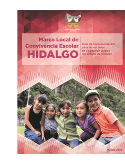 Convivencia Escolar Hidalgo - SEPH
