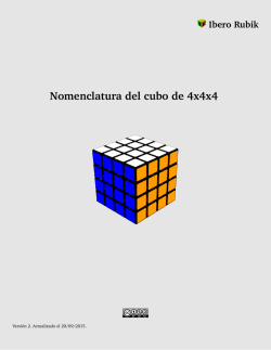 Nomenclatura del cubo de 4x4x4
