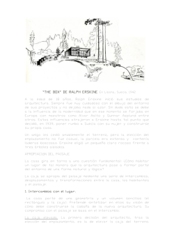 “THE BOX” DE RALPH ERSKINE En Lissma