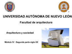 Arquitectura Posmoderna - Facultad de Arquitectura