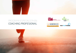 COACHING PROFESIONAL - Formación Coaching Certificada