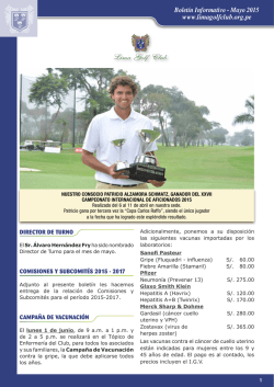 Bolet&iacute;n Informativo