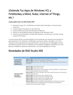 ¡Extiende Tus Apps de Windows VCL y FireMonkey a Móvil, Nube