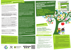 Egitaraua - Coordinadora de ONGD de Euskadi