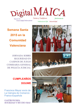 Semana Santa 2015 en la Comunidad Valenciana