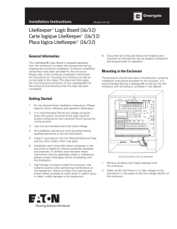 LiteKeeper® Logic Board (16/32) Carte logique