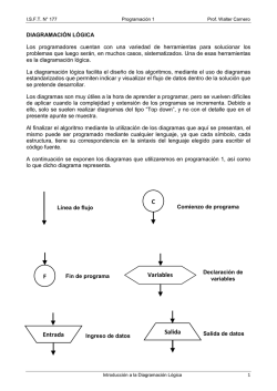 Diagramaci&oacute;n L&oacute;gica