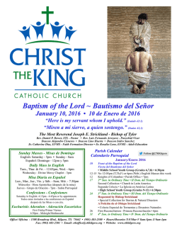 01.10.16 - Christ The King Catholic Church, Kilgore, TX