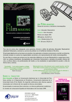 ON Film-MAkING - Ediciones Jaguar