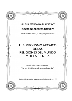 Doctrina Secreta Tomo IV - Sociedad Teosófica Española