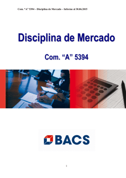 Disciplina de Mercado - Informe al 30062015 v4