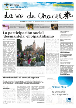 La participación social `desmantela` el bipartidismo