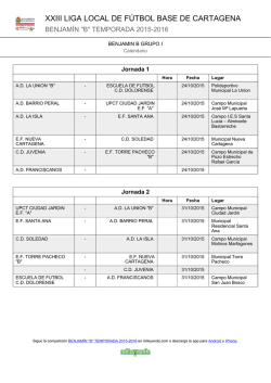 BENJAMIN B GRUPO I - Nueva Cartagena FC