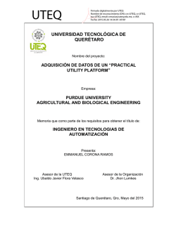 practical utility platform - Universidad Tecnológica de Querétaro