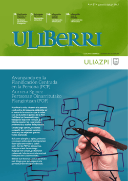 Avanzando en la Planificación Centrada en la Persona