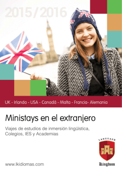 Viajes de Inmersión lingüística