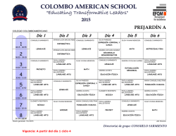 Preescolar 2015(2) - Colegio Colombo Americano