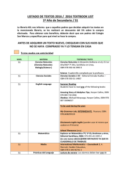 Textos S1 a S6 - Colegio San Marcos