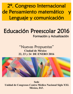 Educación Preescolar 2016 - educadores de Preescolar